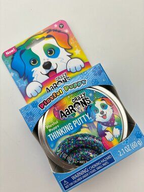 Crazy Aarons PLAYFUL PUPPY Thinking Putty 2.1 oz, Novelty Fidget Sensory Toy NEW